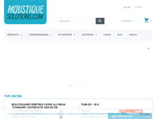 Tablet Screenshot of moustiquesolutions.com